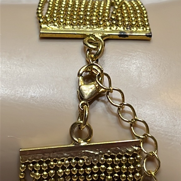 Gold & Bronze Gems Geometric Bracelet - Picture 7 of 9